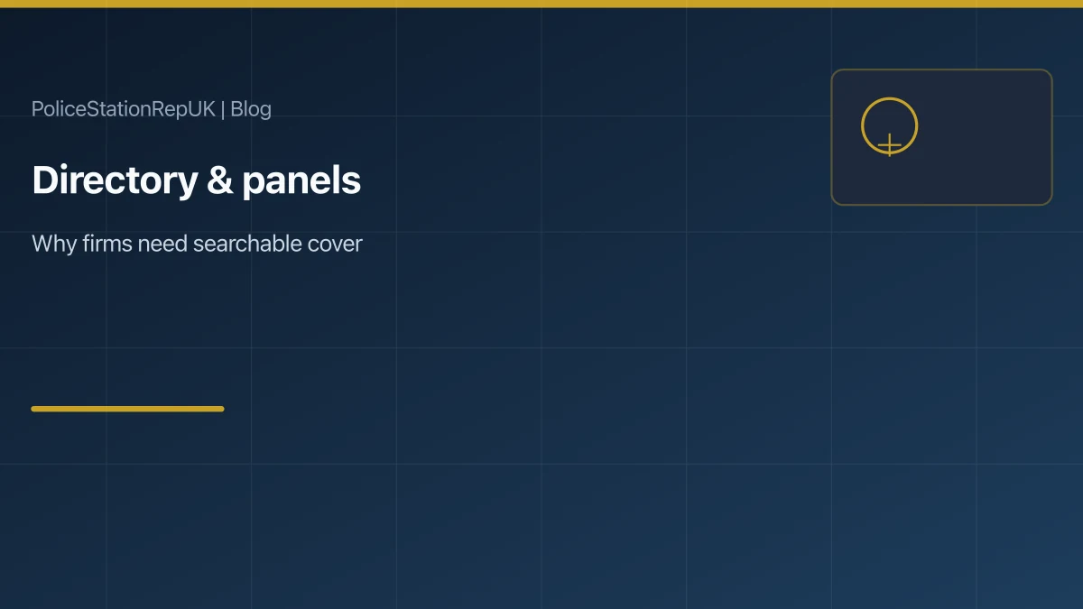 Clock and calendar illustrating out-of-hours police station rep availability